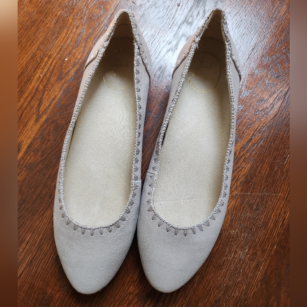 Jack Rogers Ellie Suede flat new